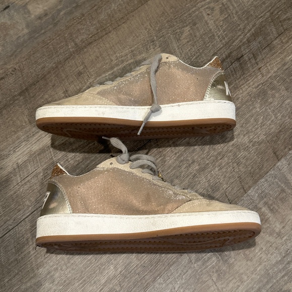 Golden Goose 36 NEW Gold Grid Glitter Ballstar - Picture 8 of 8